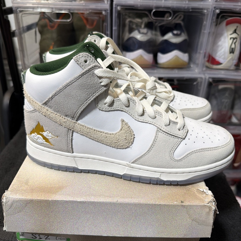 Brand New Nike Dunk High PRM San Francisco Pack Gold Mountain Size 10 men 12 W